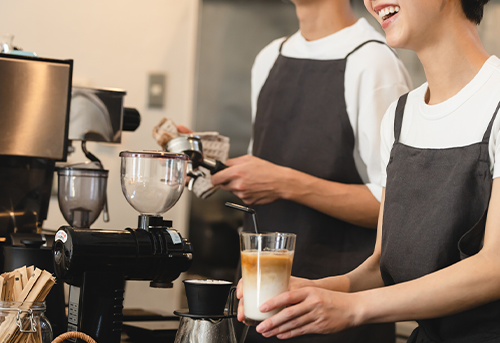 接客・教育・医療・介護の場面